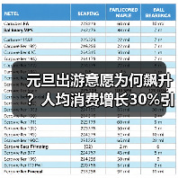 元旦出游意愿为何飙升？人均消费增长30%引关注（图1）