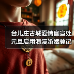 台儿庄古城爱情官宣处元旦启用浪漫婚姻登记仪式（图1）