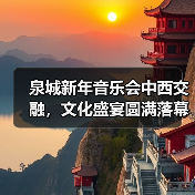 泉城新年音乐会中西交融，文化盛宴圆满落幕（图1）