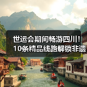 世运会期间畅游四川!10条精品线路解锁非遗与自然奇观(图2) 世运会期间畅游四川!10条精品线路解锁非遗与自然奇观(图2)