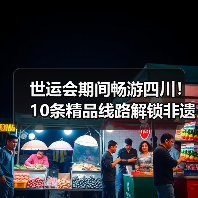 世运会期间畅游四川!10条精品线路解锁非遗与自然奇观(图3) 世运会期间畅游四川!10条精品线路解锁非遗与自然奇观(图3)