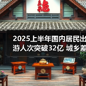 2025上半年国内居民出游人次突破32亿 城乡差异明显（图4）