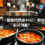暑期档票房45亿！哪些影片领跑？（图1）