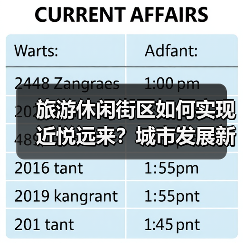 旅游休闲街区如何实现近悦远来?城市发展新方向(图4) 旅游休闲街区如何实现近悦远来?城市发展新方向(图4)