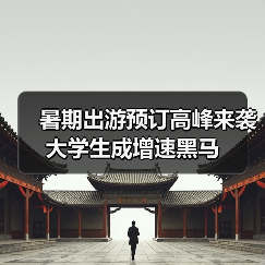 暑期出游预订高峰来袭 大学生成增速黑马
