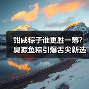 甜咸粽子谁更胜一筹？臭鳜鱼粽引爆舌尖新选择