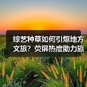 综艺种草如何引爆地方文旅？荧屏热度助力旅游新路径