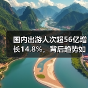 国内出游人次超56亿增长14.8%，背后趋势如何？（图2）