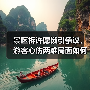 景区拆许愿锁引争议，游客心伤两难局面如何解？（图3）