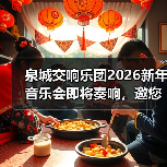 泉城交响乐团2026新年音乐会即将奏响,邀您共赴齐鲁华章(图1) 泉城交响乐团2026新年音乐会即将奏响,邀您共赴齐鲁华章(图1)