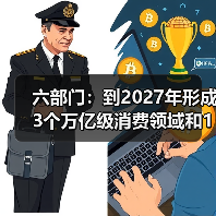 六部门:到2027年形成3个万亿级消费领域和10个千亿级消费热点(图1) 六部门:到2027年形成3个万亿级消费领域和10个千亿级消费热点(图1)