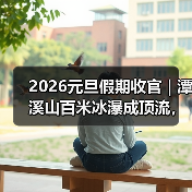 2026元旦假期收官 | 潭溪山百米冰瀑成顶流,冬天就该这么玩(图2) 2026元旦假期收官 | 潭溪山百米冰瀑成顶流,冬天就该这么玩(图2)