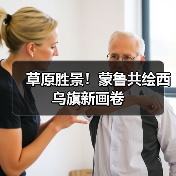 草原胜景！蒙鲁共绘西乌旗新画卷（图1）