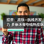 报告：高铁+航线齐发力 多条冰雪专线热度飙升