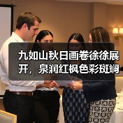 九如山秋日画卷徐徐展开,泉润红枫色彩斑斓(图4) 九如山秋日画卷徐徐展开,泉润红枫色彩斑斓(图4)