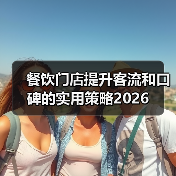 餐饮门店提升客流和口碑的实用策略2026(图4) 餐饮门店提升客流和口碑的实用策略2026(图4)